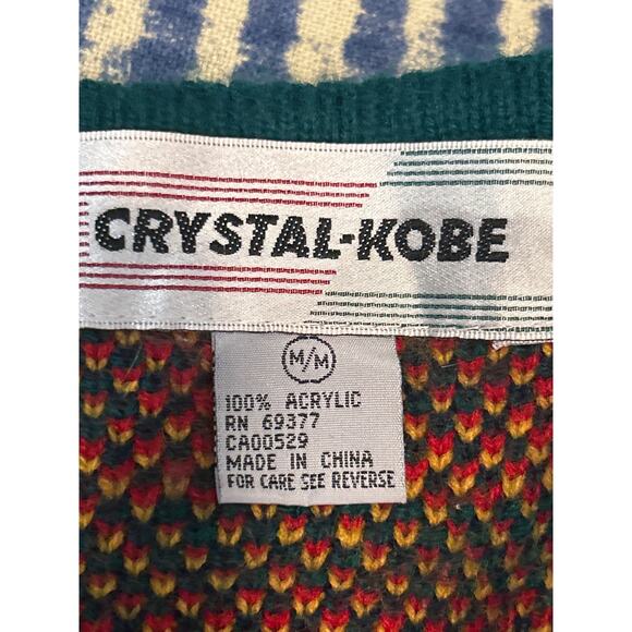 Vintage Christmas Reindeer Cardigan - Picture 5 of 7